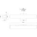 Latitude LED 20.75 inch Black Bath Vanity Light Wall Light