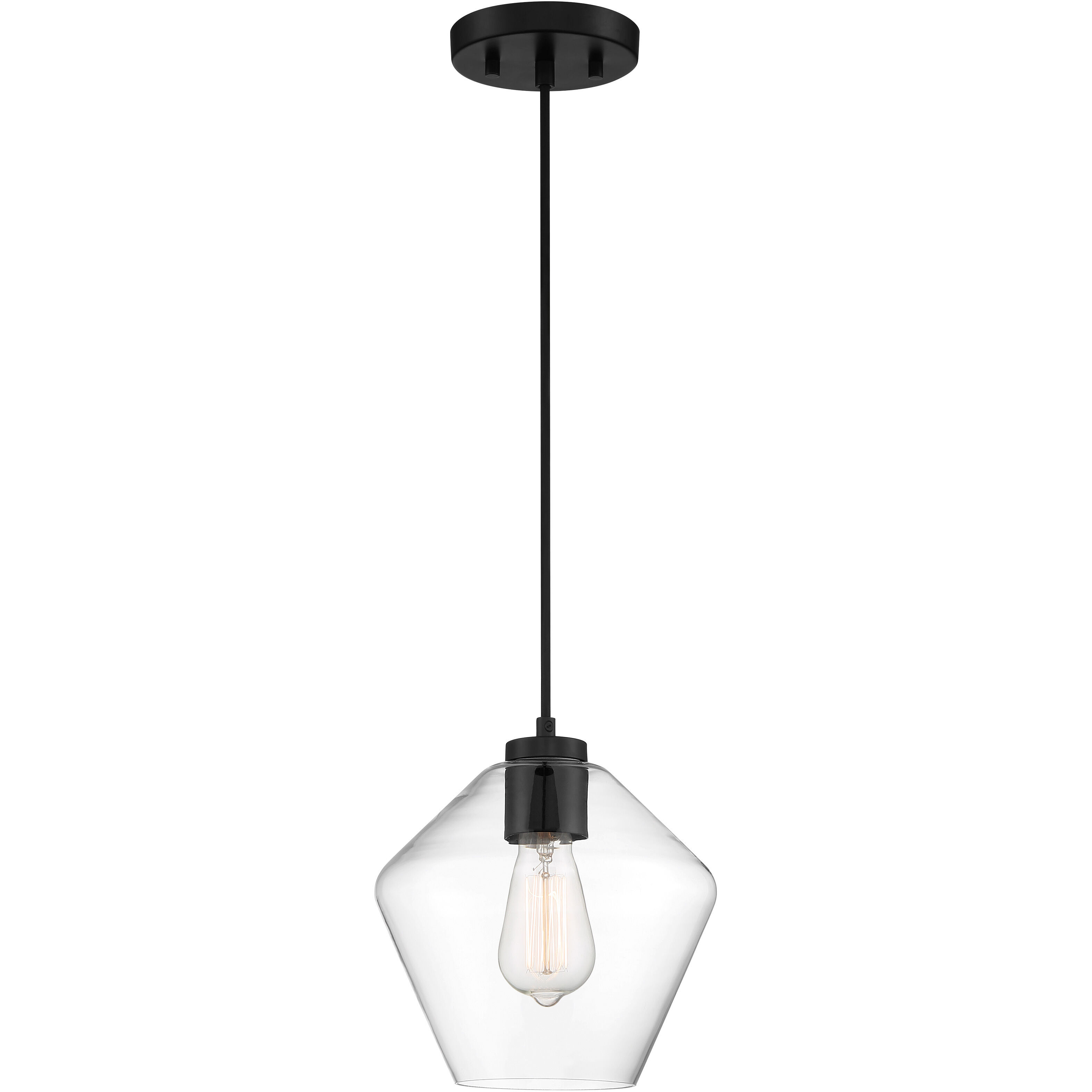 Clarity 1 Light 8.63 inch Coal Mini Pendant Ceiling Light
