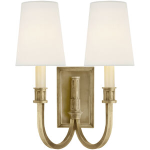 Thomas O'Brien Modern Library 2 Light 11.50 inch Wall Sconce