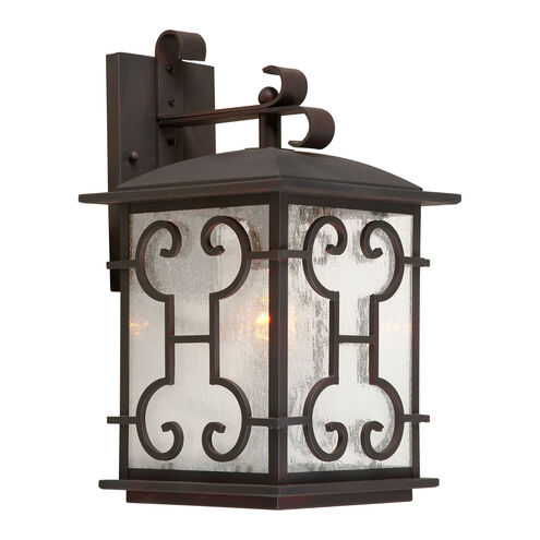 Signature 1 Light 16 inch Antique Bronze Outdoor Wall Lantern