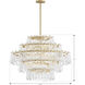 Vionne 8 Light 32.25 inch Legacy Brass Pendant Ceiling Light