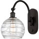 Ballston Athens Deco Swirl LED 8 inch Oil Rubbed Bronze Sconce Wall Light