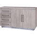 Palermo 60 X 16 inch Antique Greige Credenza