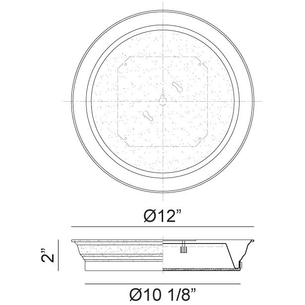 Jaxx LED 12 inch Black and Aged Gold Brass Flush Mount Ceiling Light