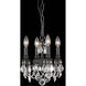 Lillie 4 Light 10 inch Dark Bronze Pendant Ceiling Light in Clear, Royal Cut