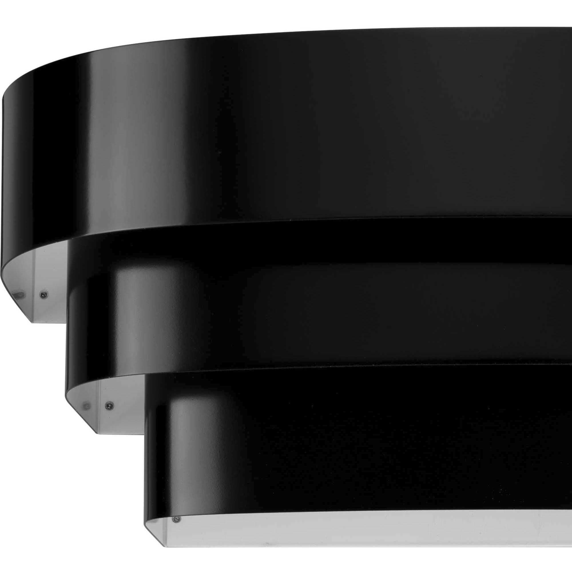 Louvered 1 Light 14 inch Matte Black Wall Sconce Wall Light