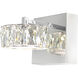 Milan LED 7 inch Chrome Bathroom Sconce Wall Light