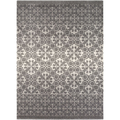 Pembridge 129.92 X 94.49 inch Charcoal/Ivory Machine Woven Rug in 8 x 11, Rectangle