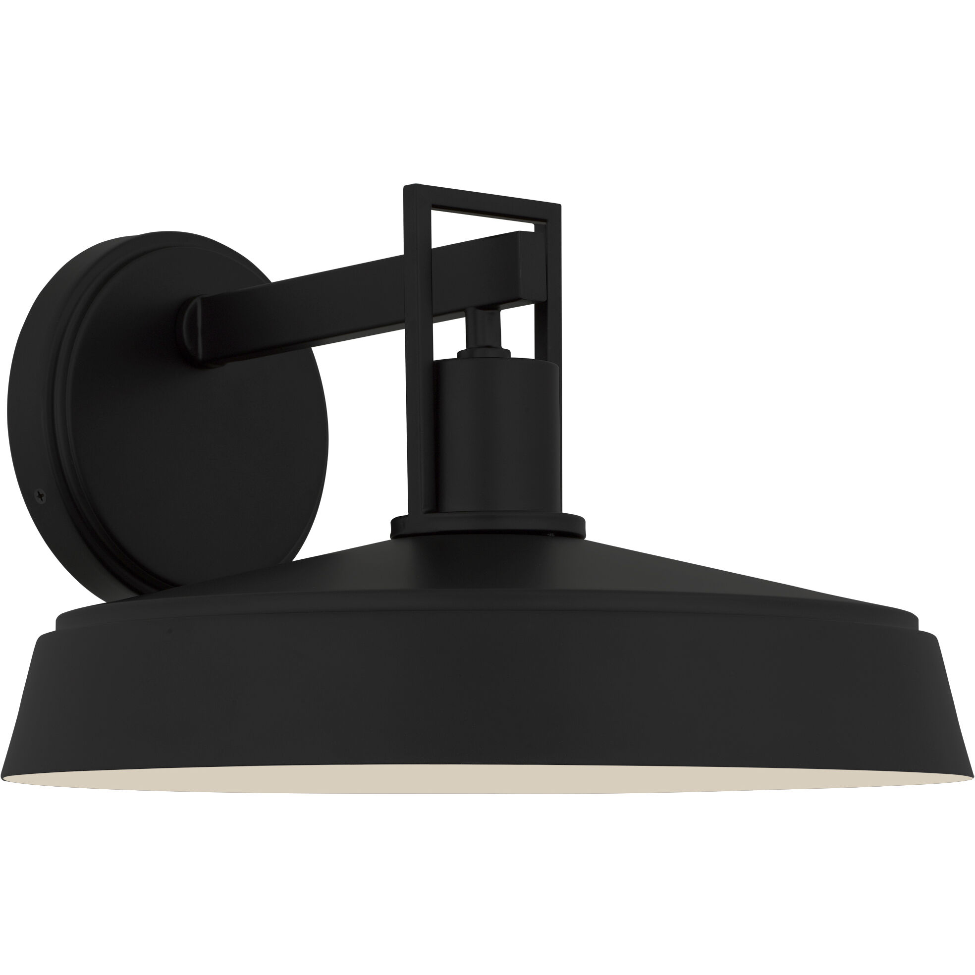 Karson 1 Light 9 inch Matte Black Outdoor Wall Lantern