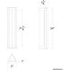 Beyond Bertram LED 24 inch Black Outdoor Wall Light