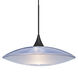 Spazio 1 Light Black Cord Pendant Ceiling Light