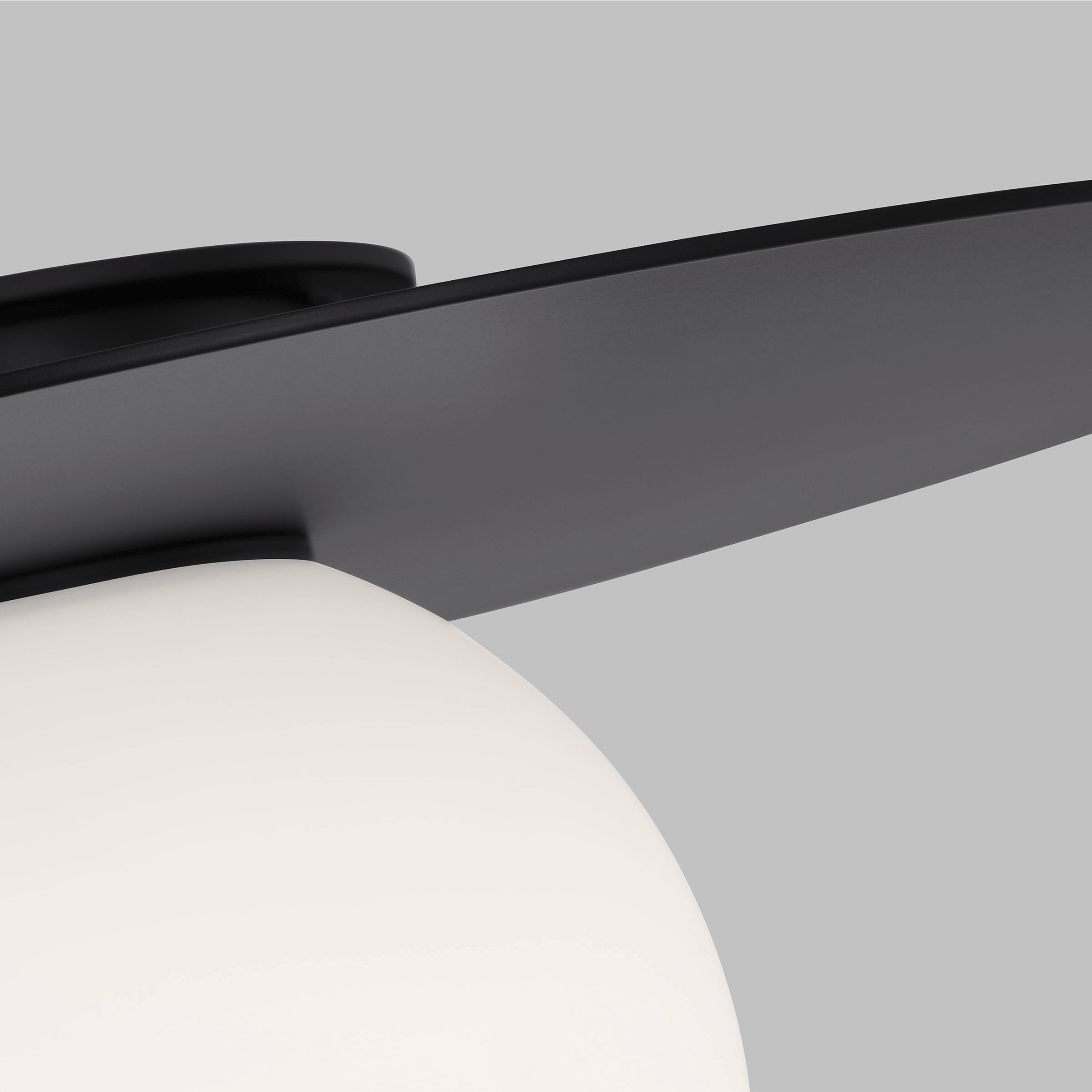 Kelly by Kelly Wearstler Nodes 1 Light 24 inch Midnight Black Flush Mount Ceiling Light