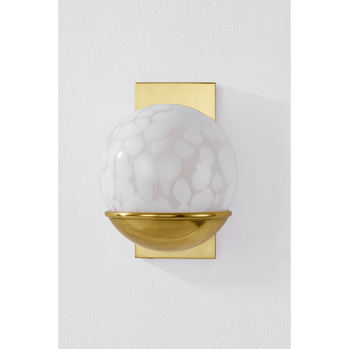 Cleo 1 Light 7.5 inch Aged Brass Wall Sconce Wall Light