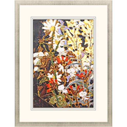 Florals Collection Yellow Framed Art