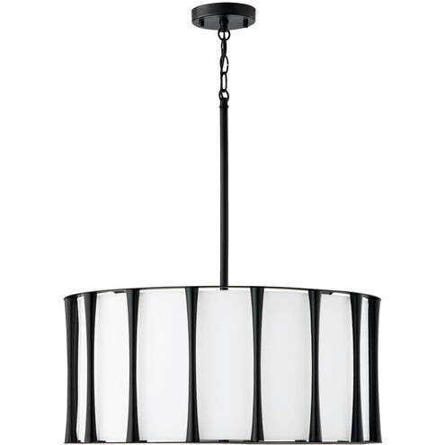 Bodie 4 Light 24.5 inch Matte Black Pendant Ceiling Light