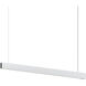 Lithe 1 Light 48 inch Natural Anodized Pendant Ceiling Light