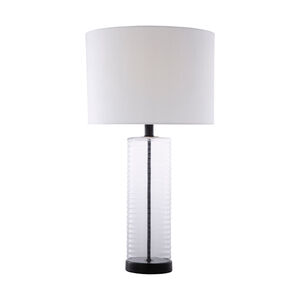 Carlton 26.5 inch 100 watt Off-White Table Lamp Portable Light