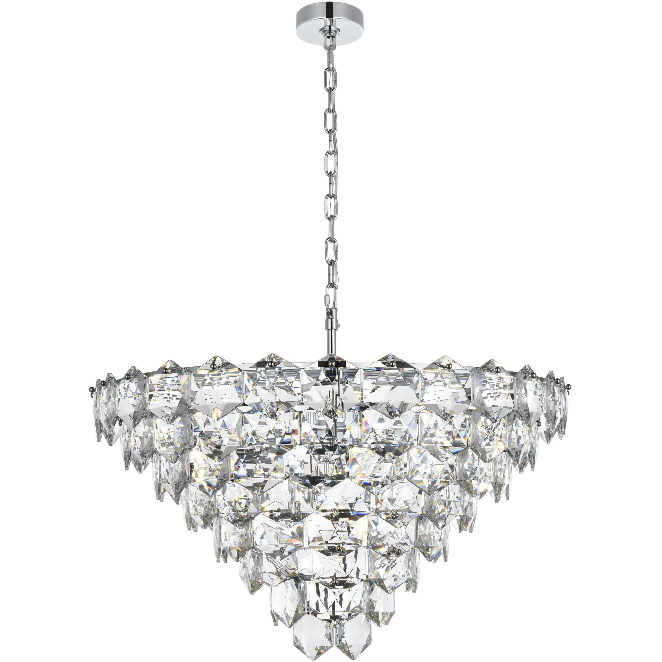 Adaline 15 Light 32 inch Chrome Chandelier Ceiling Light