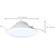 ColorQuick LED Matte White Recessed, Retrofits