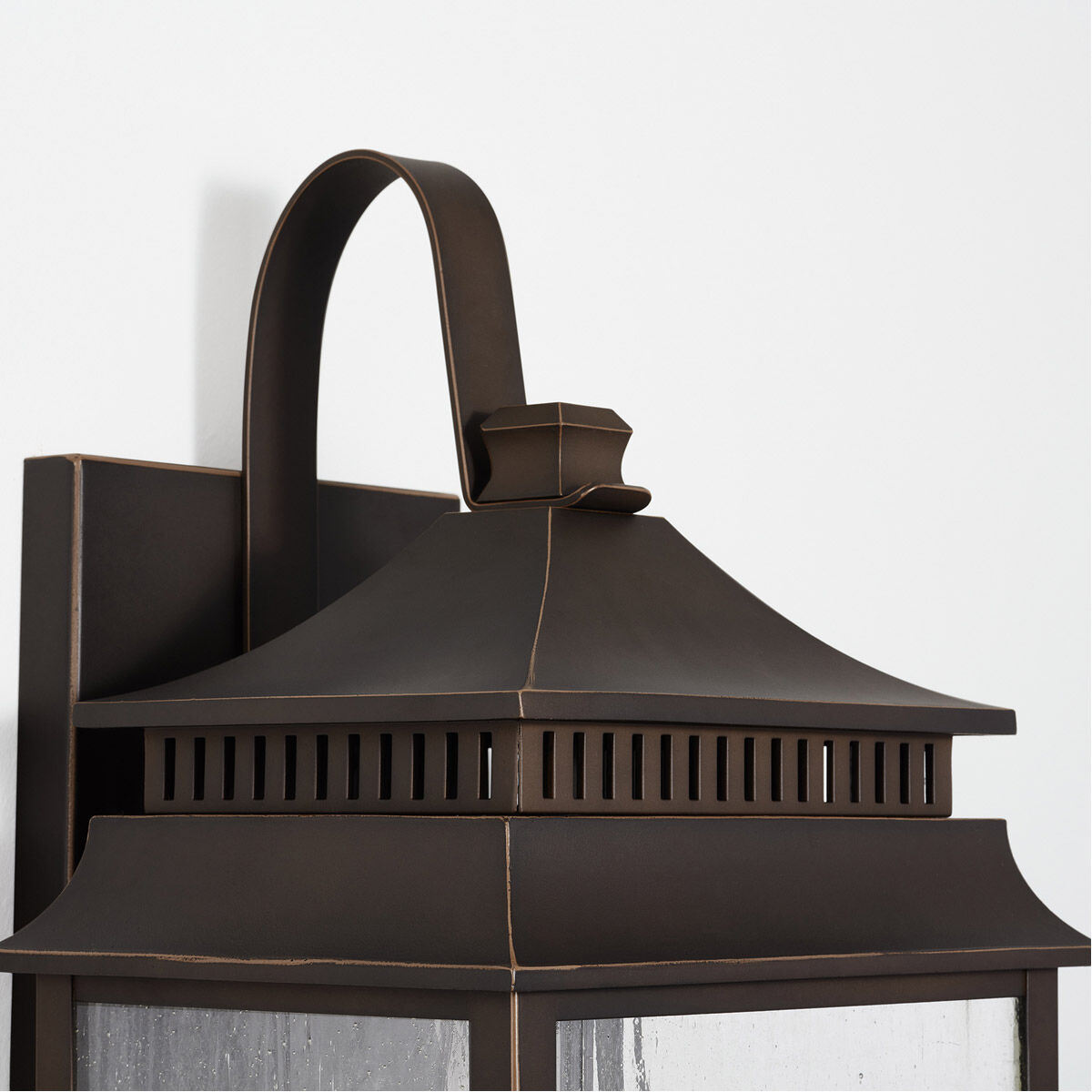 Sutter Creek 3 Light 22 inch Oiled Bronze Outdoor Wall Lantern