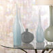 Pixie 21.75 X 5.5 inch Vases in Periwinkle Blue Glass, Set of 3