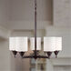 Signature 5 Light 21 inch Antique Bronze Chandelier Ceiling Light