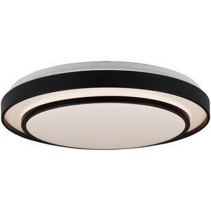 Aziza LED 19 inch Black Flush Mount Ceiling Light