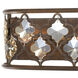 Serafina 4 Light 27 inch Weathered Bronze Vanity Light Wall Light