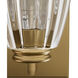 Rossmoor 1 Light 5 inch Luxe Gold Wall Sconce Wall Light, Medium