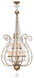 Isabella 9 Light 24 inch Hand Applied European Bronze Foyer Chandelier Ceiling Light