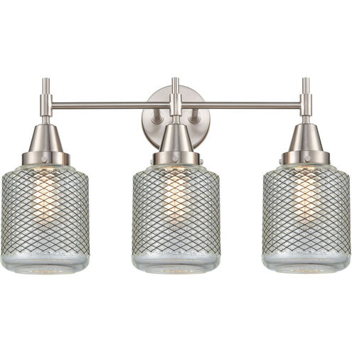 Caden 3 Light 24 inch Satin Nickel Bath Vanity Light Wall Light