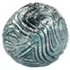Textural Orb Turquoise Decorative Ball