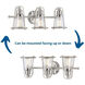 Conway 3 Light 24 inch Brushed Nickel Bath Vanity Wall Light