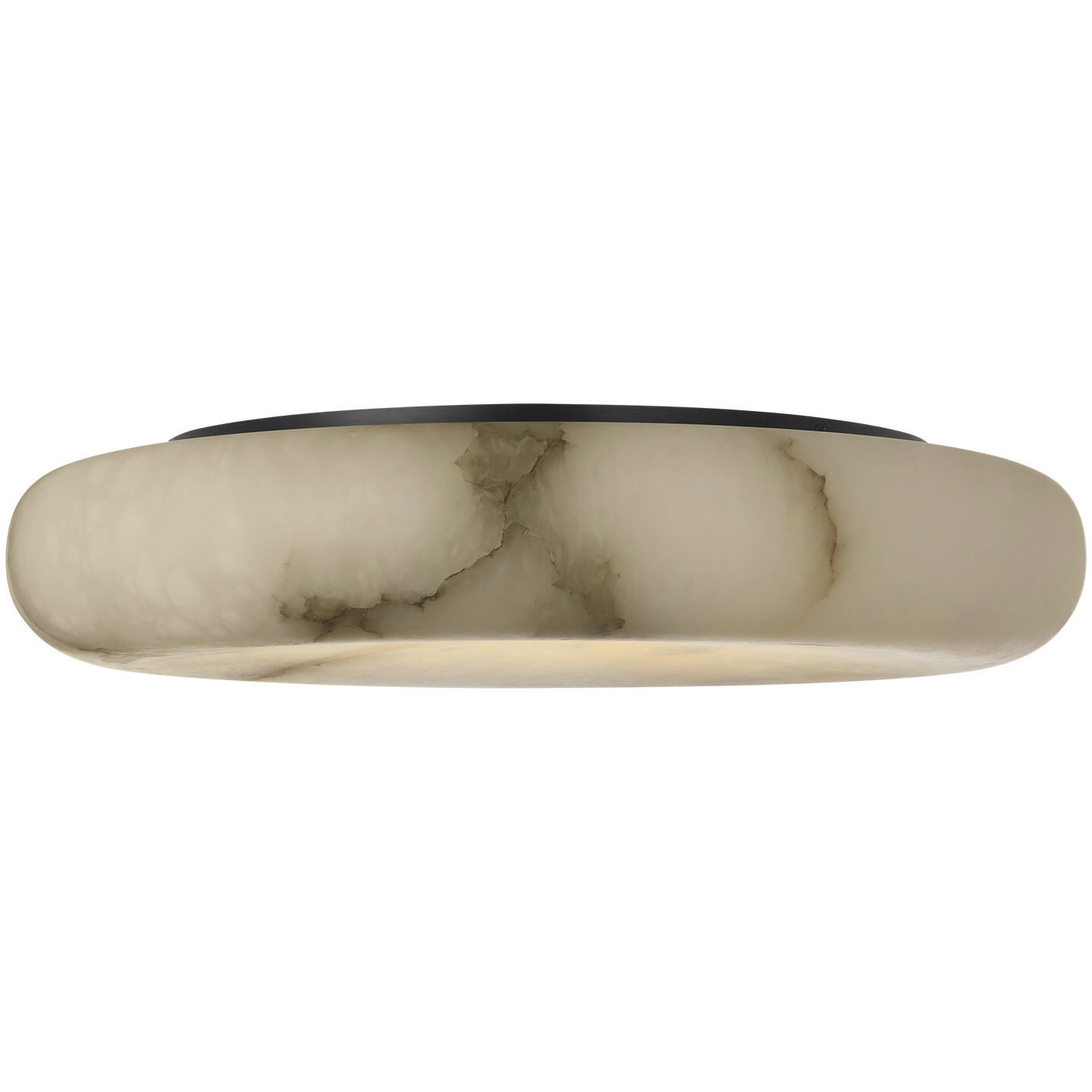 Kelly Wearstler Formosa LED 22 inch Alabaster and Bronze Flush Mount Ceiling Light