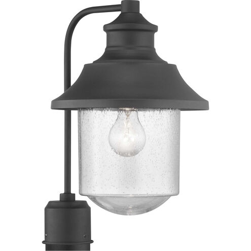 Weldon 1 Light 16 inch Textured Black Outdoor Post Lantern