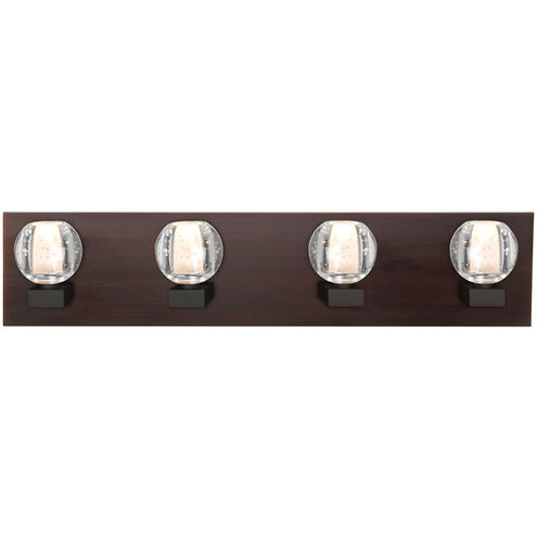 Boca 4 Light Bronze Vanity Light Wall Light