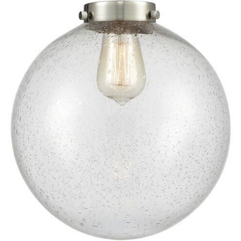 Nouveau 2 Beacon 1 Light 10 inch Matte Black Mini Pendant Ceiling Light in Incandescent, Seedy