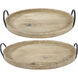 Farmers Market Natural Tray, Set of 2