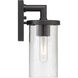 Otto 1 Light 11.5 inch Matte Black Exterior Wall Lantern