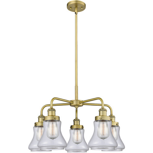 Bellmont 5 Light 24 inch Brushed Brass Chandelier Ceiling Light
