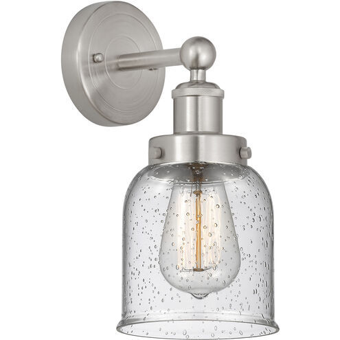 Bell 1 Light 6.5 inch Brushed Satin Nickel Sconce Wall Light