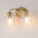 Honey 2 Light 14 inch Natural Aged Brass Wall Sconce Wall Light