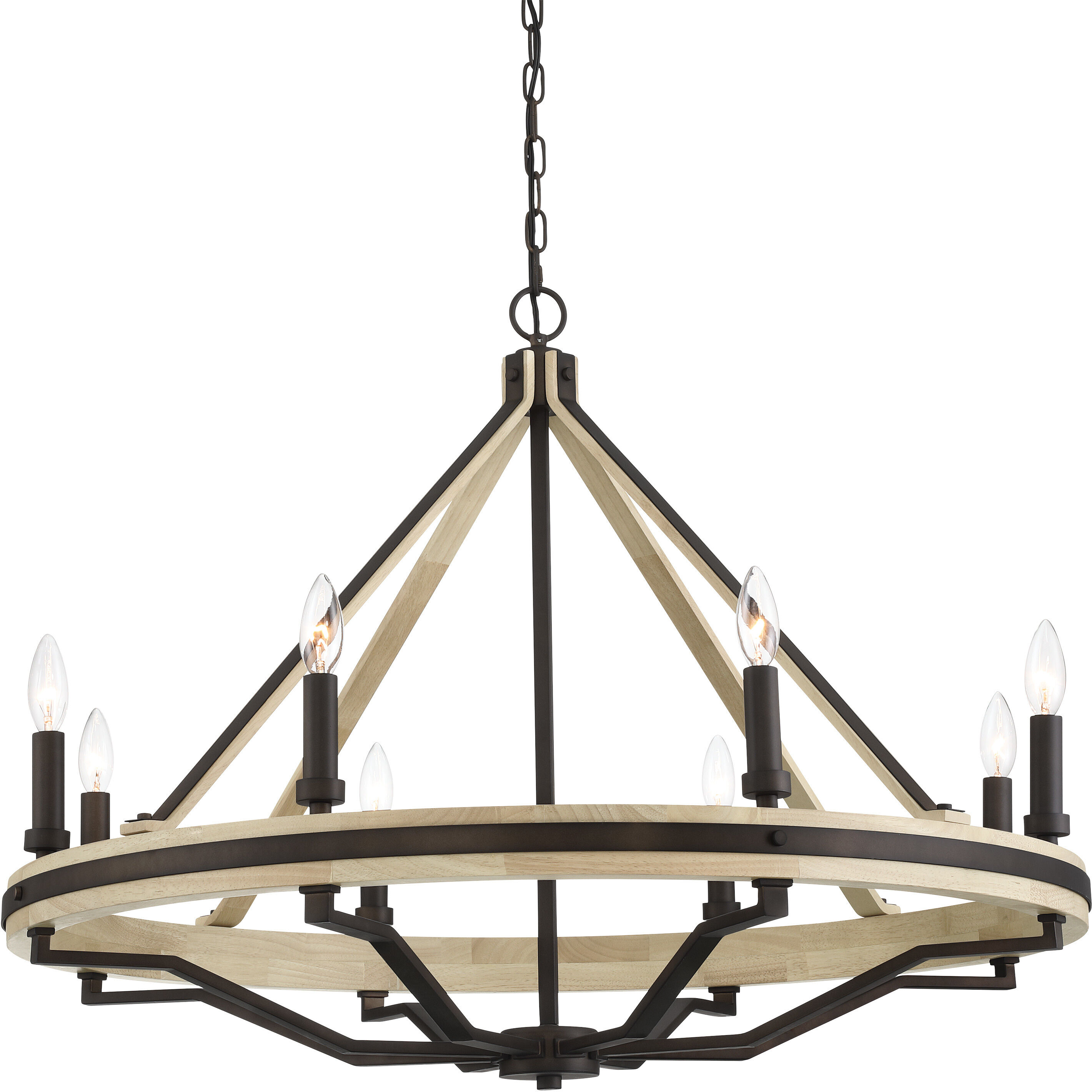 Sonoma 8 Light 34 inch Dark Bronze Chandelier Ceiling Light