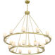 Aragon 22 Light 46.75 inch Soft Brass Chandelier Ceiling Light
