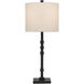 Lohn 29.5 inch 150 watt Molé Black Table Lamp Portable Light