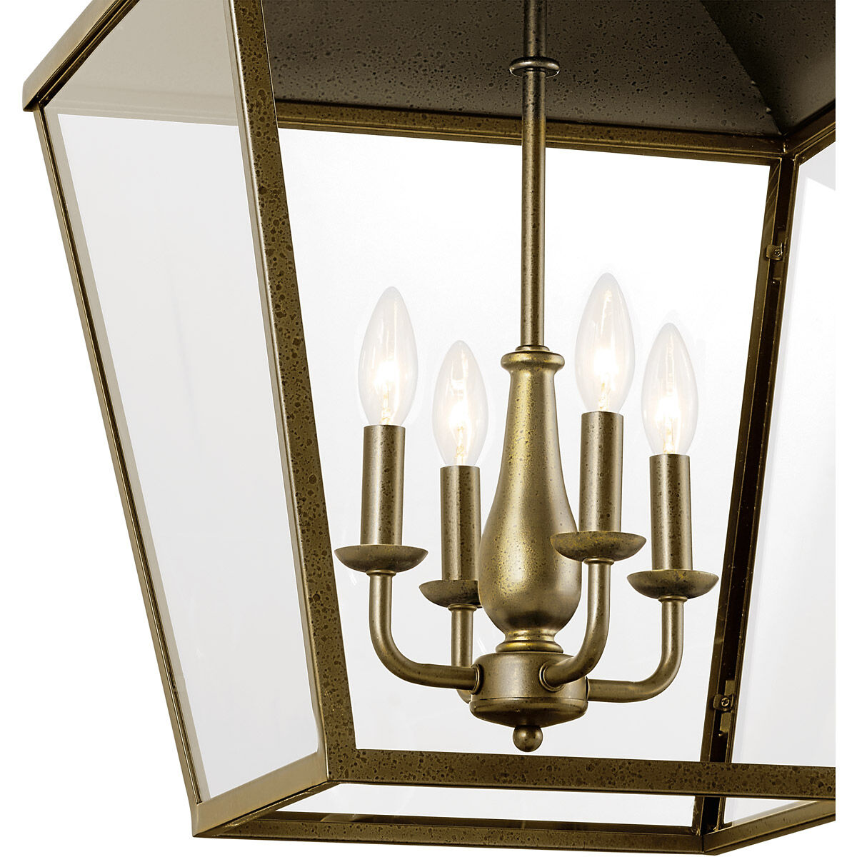 Homestead Dame 4 Light 19 inch Character Bronze Foyer Pendant Ceiling Light, Dame