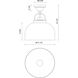 Alora Mood Lancaster 1 Light 11.5 inch Chrome Semi Flush Mount Ceiling Light