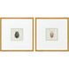 Beetles Green and Yellow Framed Art