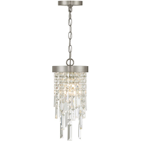 Winfield 1 Light 7 inch Antique Silver Mini Pendant Ceiling Light