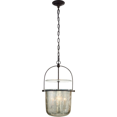 Chapman & Myers Lorford 4 Light 14 inch Aged Iron Lantern Pendant Ceiling Light, Small